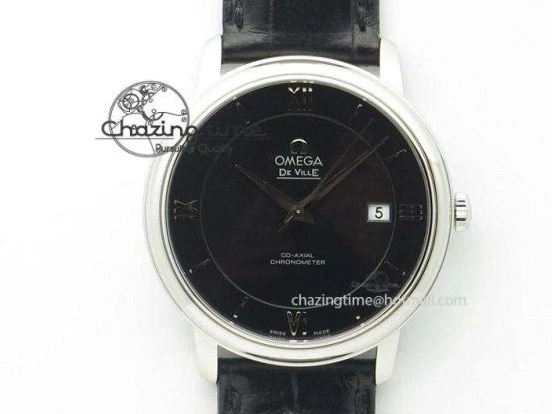 0427 Youthful De Ville Prestige Small Second TWF 1:1 Best Edition Blue Dial on Black Leather Strap MIYOTA 8035